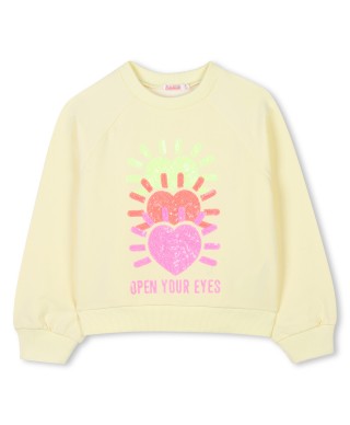 SWEAT-SHIRT EN MOLLETON - BILLIEBLUSH