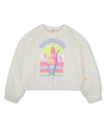 SWEAT SHIRT MOLLETONNÉ - BILLIEBLUSH