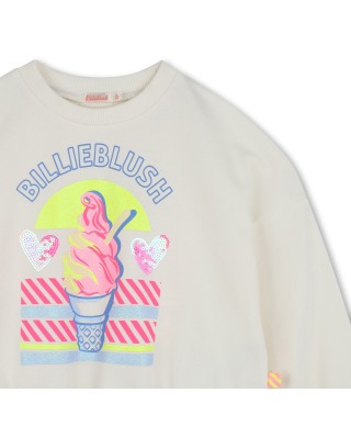SWEAT SHIRT MOLLETONNÉ - BILLIEBLUSH