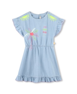 ROBE EN JEAN AVEC BRODERIES - BILLIEBLUSH