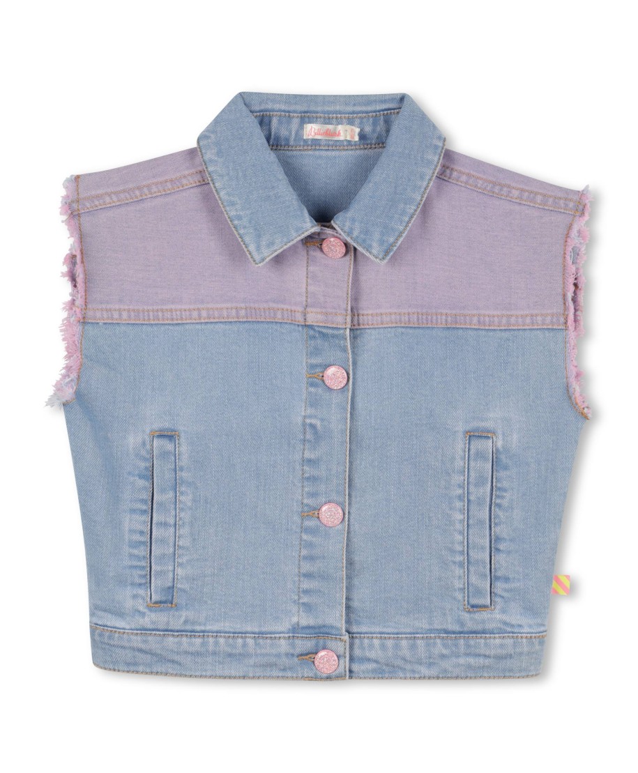 VESTE EN JEAN BICOLORE - BILLIEBLUSH