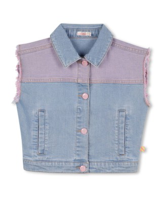 VESTE EN JEAN BICOLORE - BILLIEBLUSH