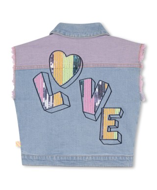 VESTE EN JEAN BICOLORE - BILLIEBLUSH
