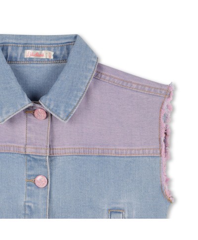 VESTE EN JEAN BICOLORE - BILLIEBLUSH