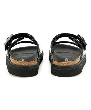 SANDALES EN CUIR NOIRES