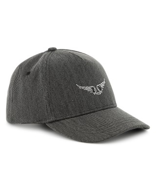 CASQUETTE EN JEAN AVEC SCRATCH