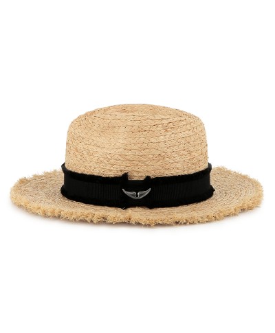 CHAPEAU À BORDS FRANGÉS