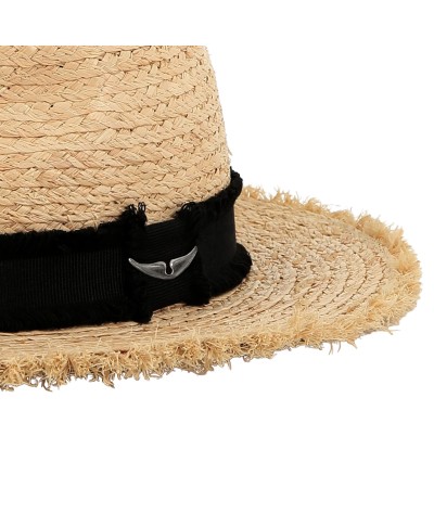 CHAPEAU À BORDS FRANGÉS