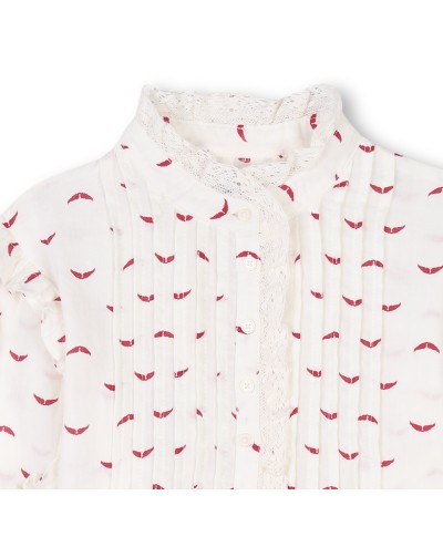 BLOUSE MANCHES LONGUES