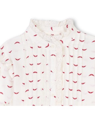 BLOUSE MANCHES LONGUES