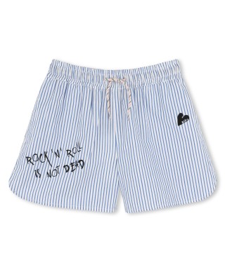 SHORT À RAYURES