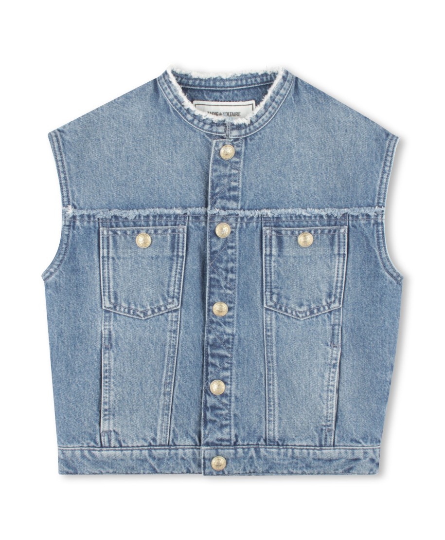 VESTE SANS MANCHES JEAN