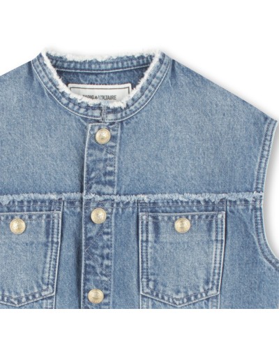 VESTE SANS MANCHES JEAN