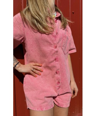 COMBINAISON SHORT ROSE - LAURY