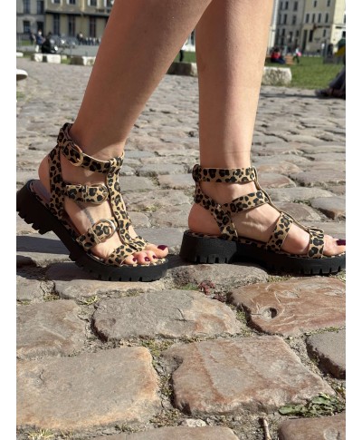 SANDALES LEOPARD
