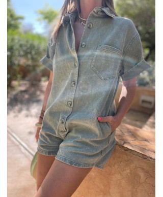 COMBINAISON SHORT KAKI - LAURY