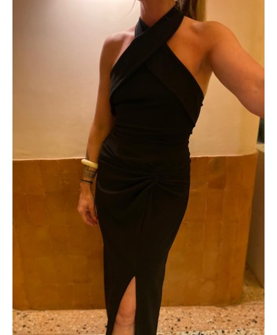 ROBE LONGUE NOIRE - NAILA