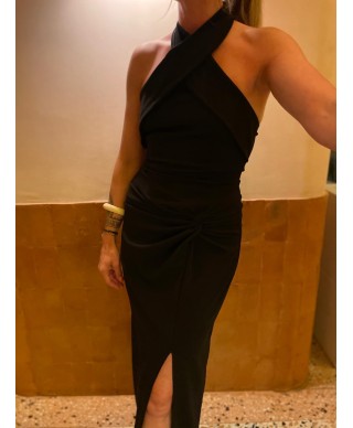 ROBE LONGUE NOIRE - NAILA