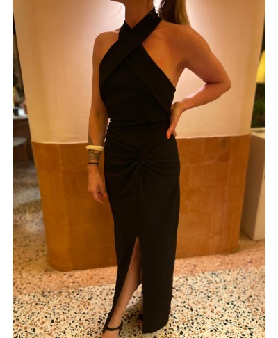 ROBE LONGUE NOIRE - NAILA