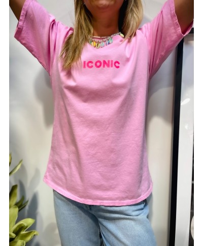 T-SHIRT ROSE - ICONIC