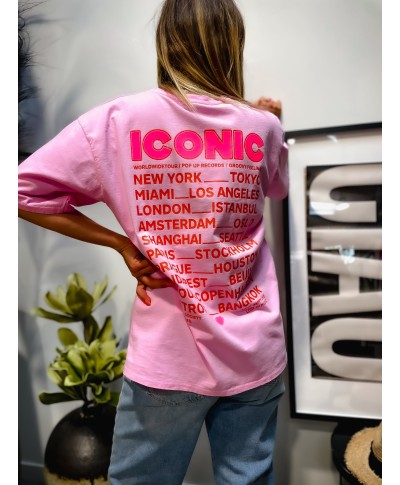 T-SHIRT ROSE - ICONIC