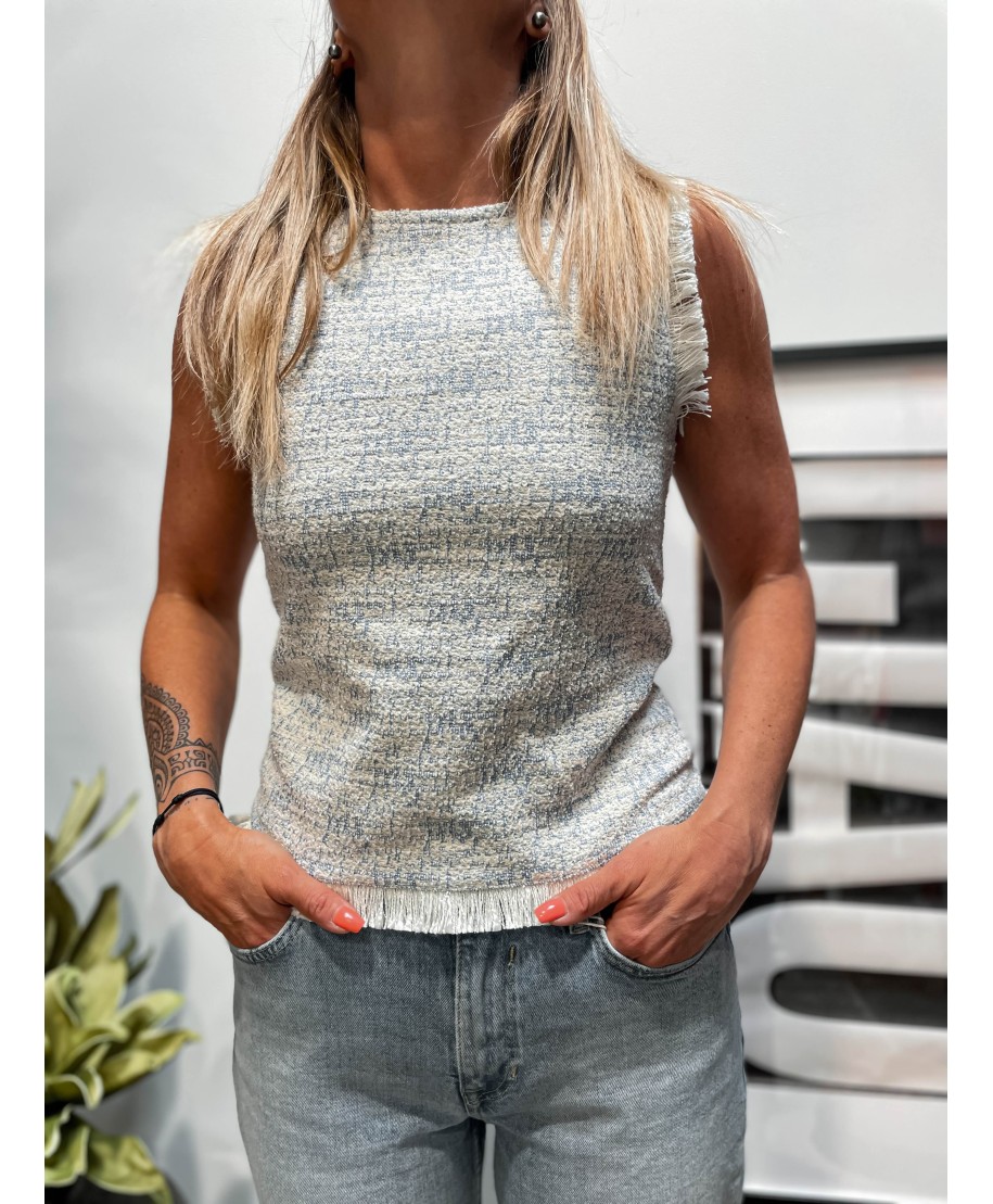 TOP STYLE CHANEL GARCIA - BLUE