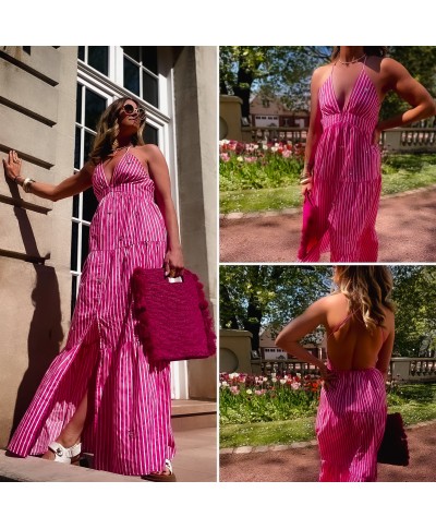 ROBE RAYÉE ROSE - ZOÉ