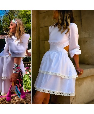 ROBE BLANCHE DOS NU - JANE