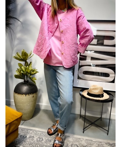 VESTE ROSE - ZELIA