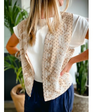 T-SHIRT BLANC - IRIS