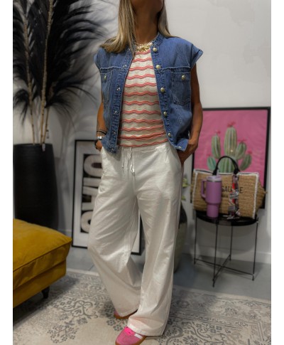 VESTE SANS MANCHES JEAN - MYA