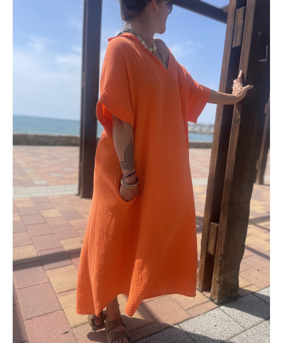 ROBE GAZE DE COTON FEMME - CONCEPT STORE ZELIE M'A DIT