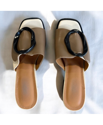 MULES NOIRES ET BEIGES