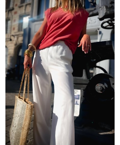 T-SHIRT EPONGE VIEUX ROSE - ADELA