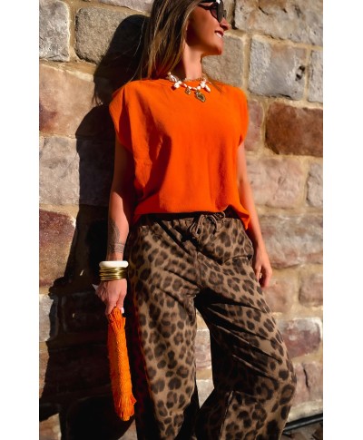 T-SHIRT EPONGE ORANGE - ADELA