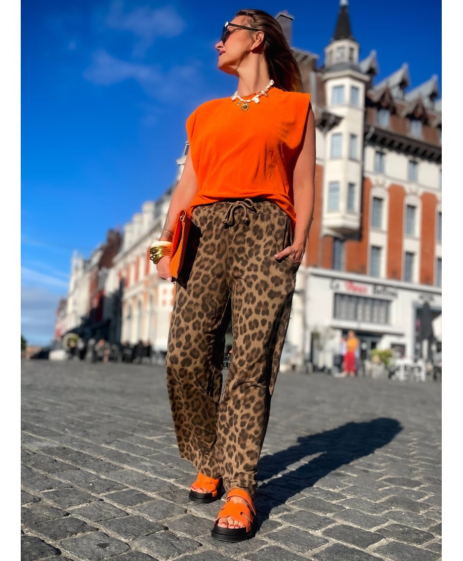 PANTALON LEOPARD - JUDE