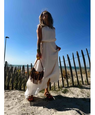 ROBE LONGUE BEIGE - JULIA