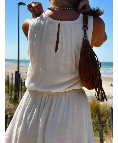 ROBE LONGUE BEIGE - JULIA