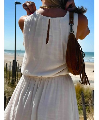 ROBE LONGUE BEIGE - JULIA