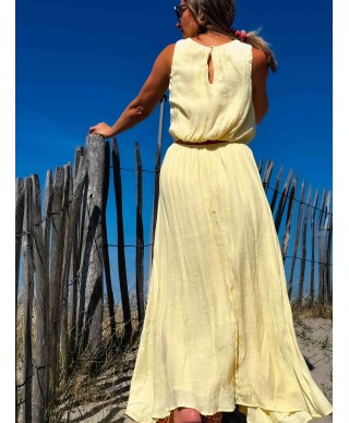 ROBE LONGUE JAUNE - JULIA