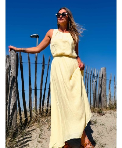 ROBE LONGUE JAUNE - JULIA