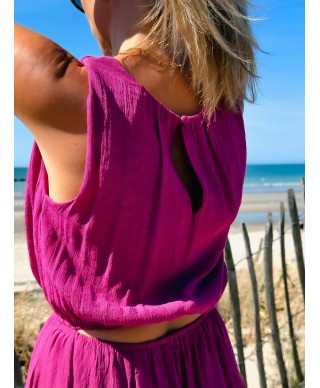 ROBE LONGUE VIOLETTE - JULIA