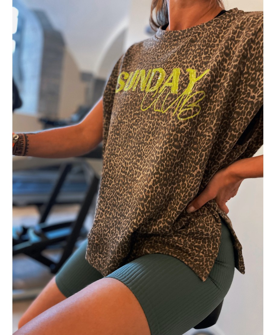 TEE-SHIRT SWEAT LÉOPARD / KIARA