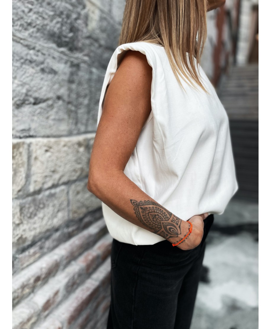 TEE-SHIRT ÉPAULETTE / NINON