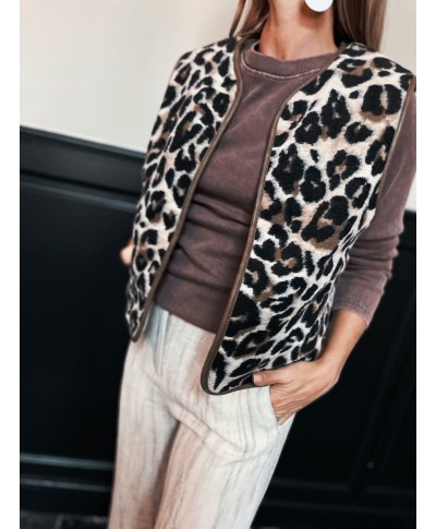 VESTE MOUMOUTE SANS MANCHES REVERSIBLE/ LEONIE/ GARCIA
