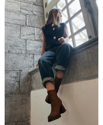 JEANS COUPE BARREL BRUT /BONNY/
