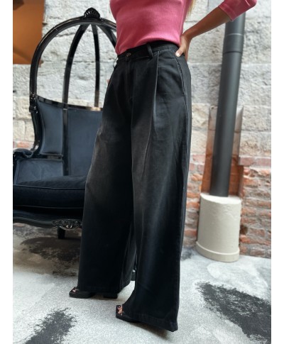 JEAN WIDE LEG NOIR / ZOE