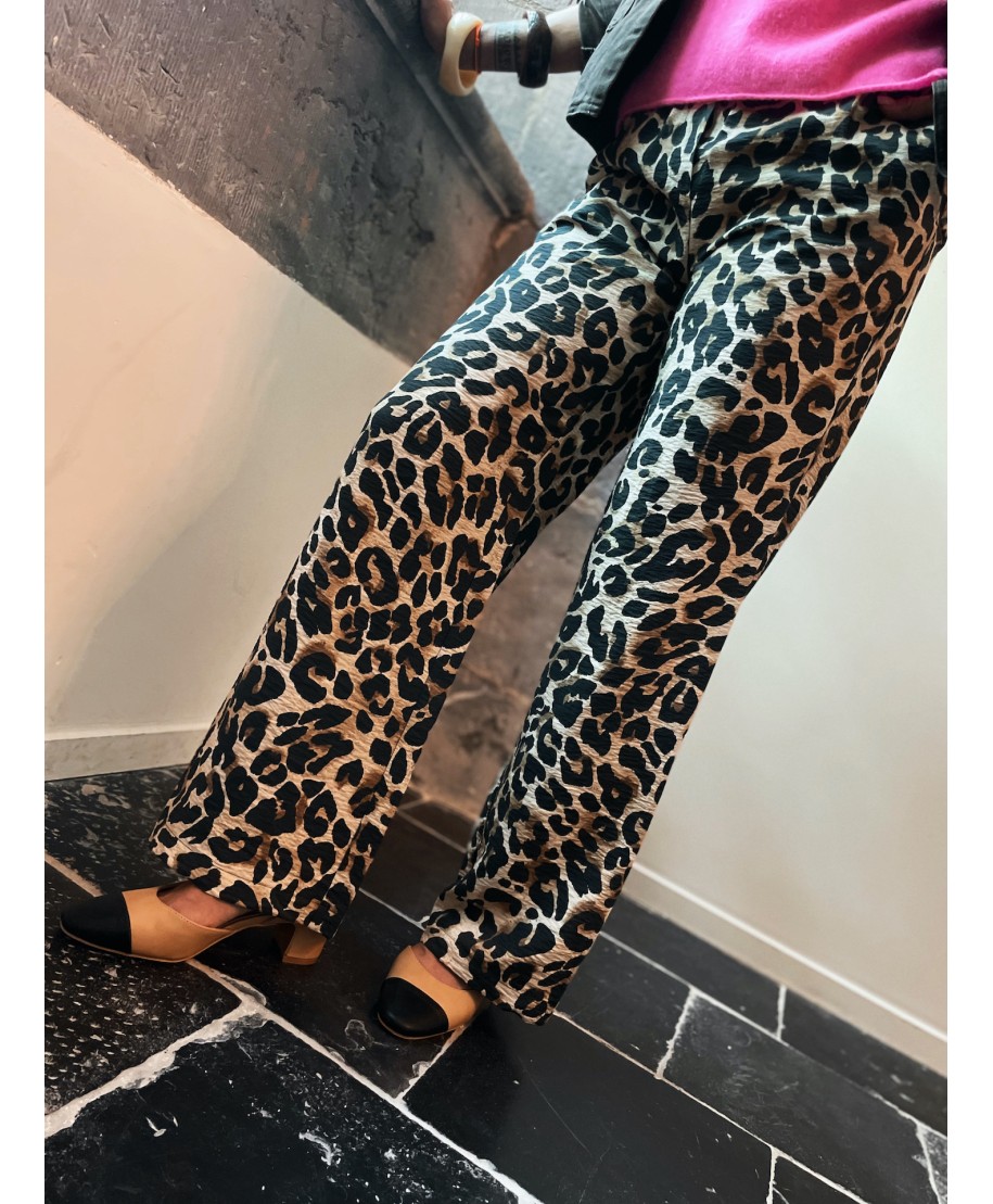 PANTALON LEOPARD / GARCIA / LEONA