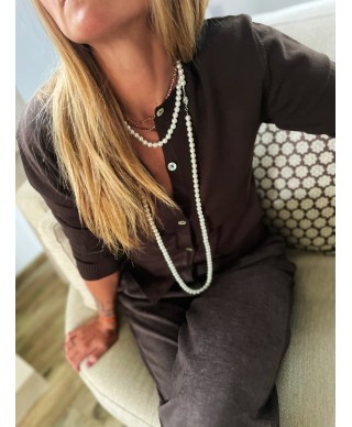 PULL MARRON - SANNA