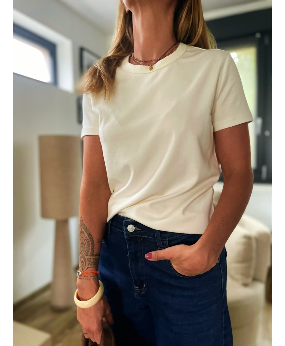 T-SHIRT BLANC - BONNIE